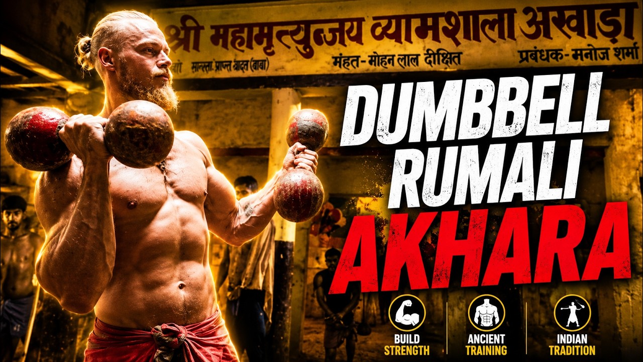 Heavy Indian Dumbbell Training | Rumali Akhara Varanasi
