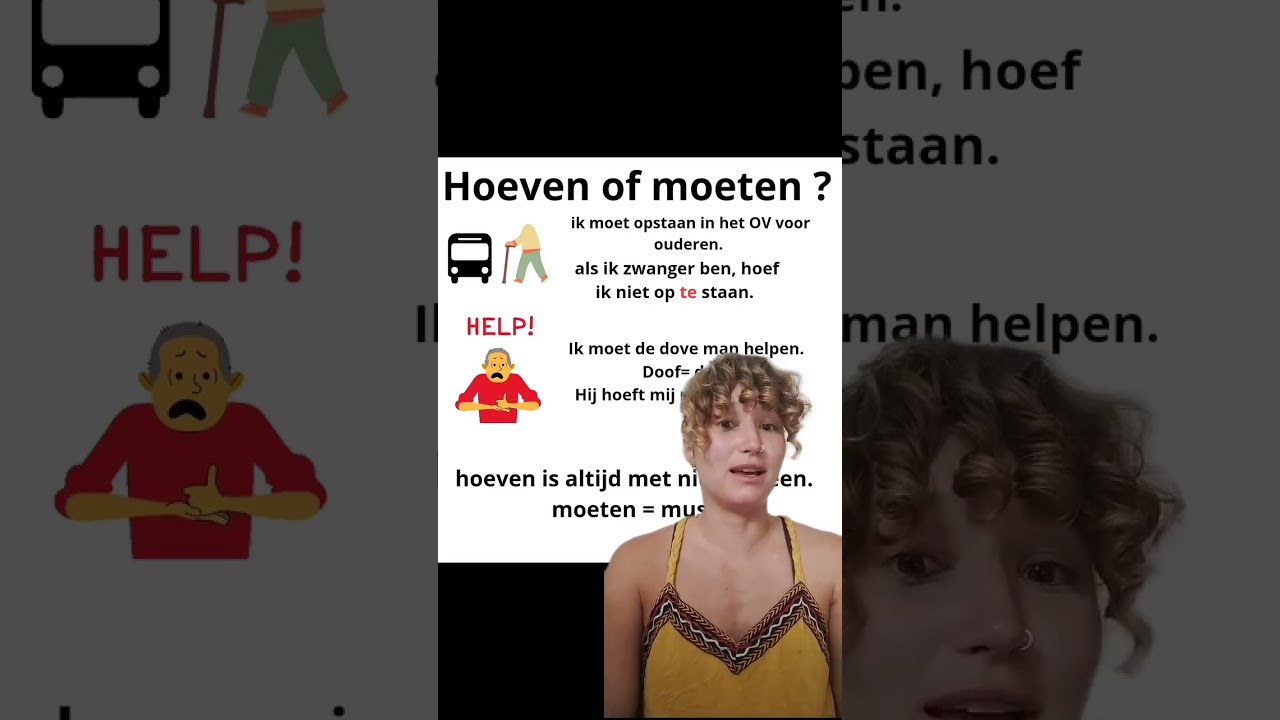 Hoeven of moeten? #learndutch #dutchforbeginners #dutchforexpats #dutchtogo #languagelearning