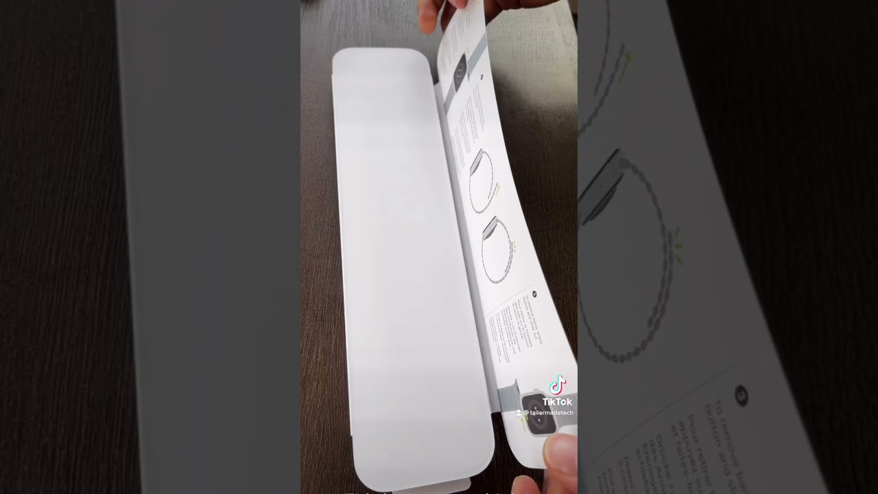Unboxing the #Midnight Leather Link 🔵 #AppleWatchBand #applewatch #tailormadetech #apple