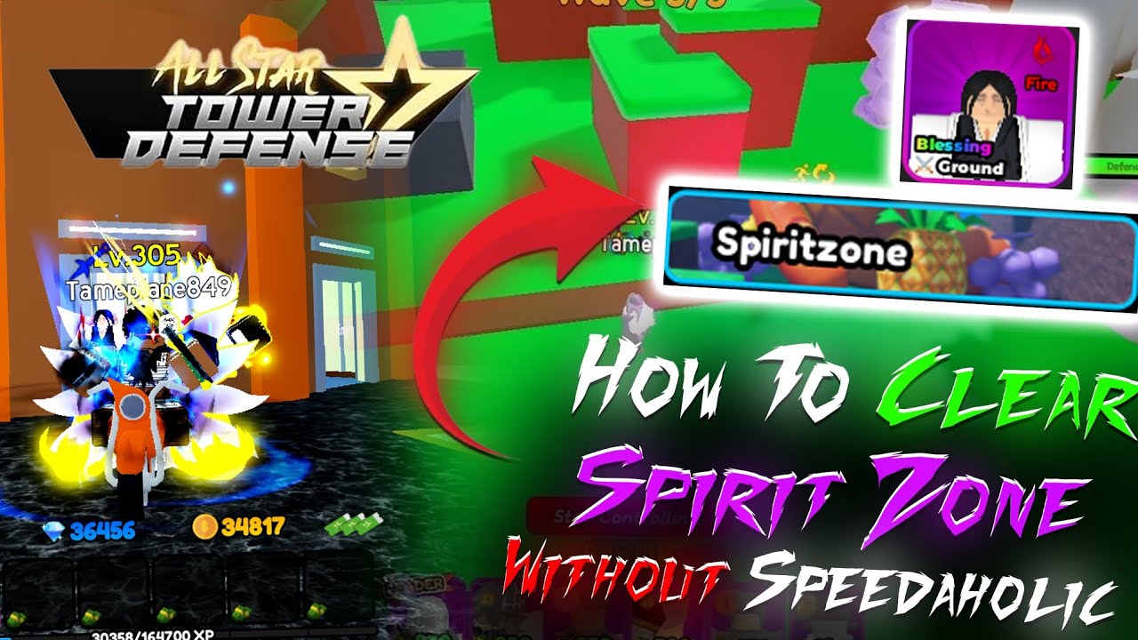 All Star Tower Defense (ASTD) How To Clear Spirit Zone 