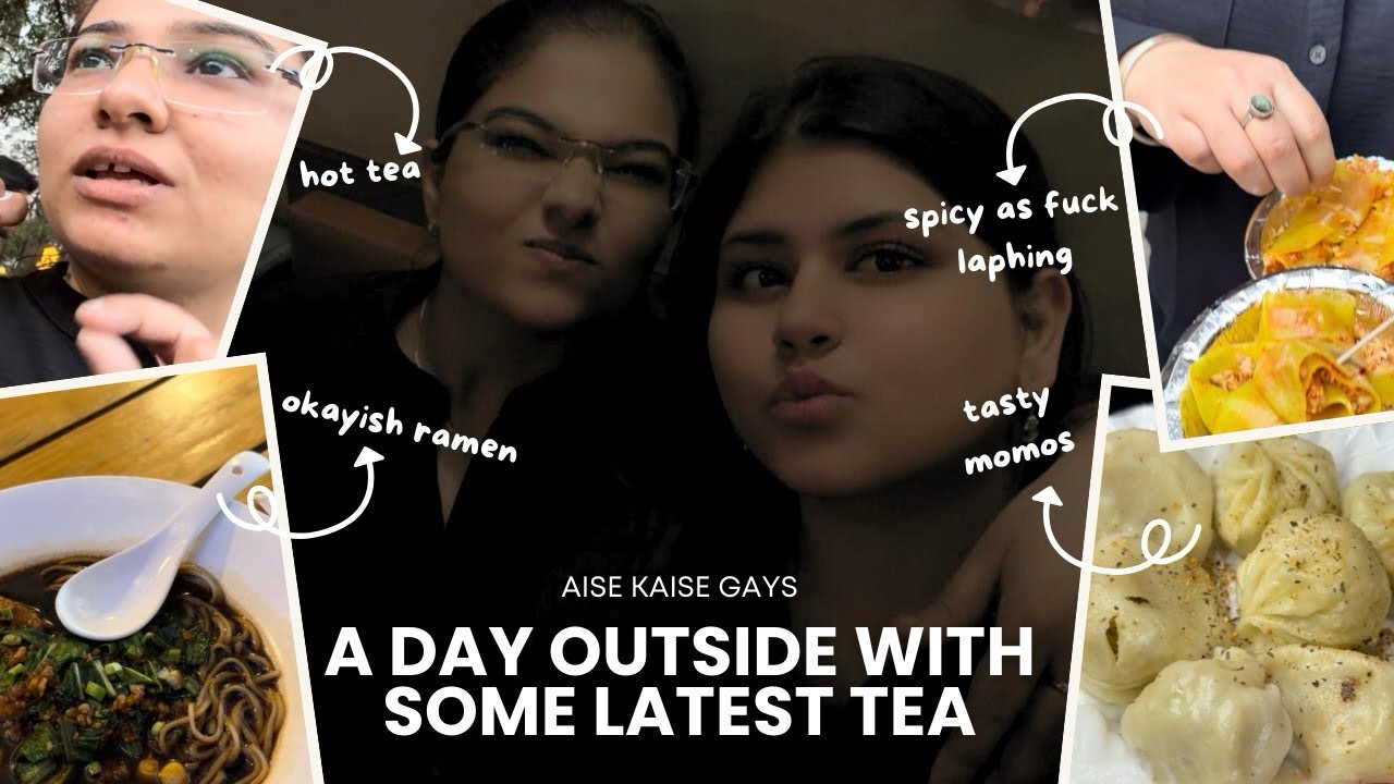 Lesbian Couple Weekend Vlog | Street Food, Gossip and Our Date❤️Majnu ka Tila|Hudson Lane