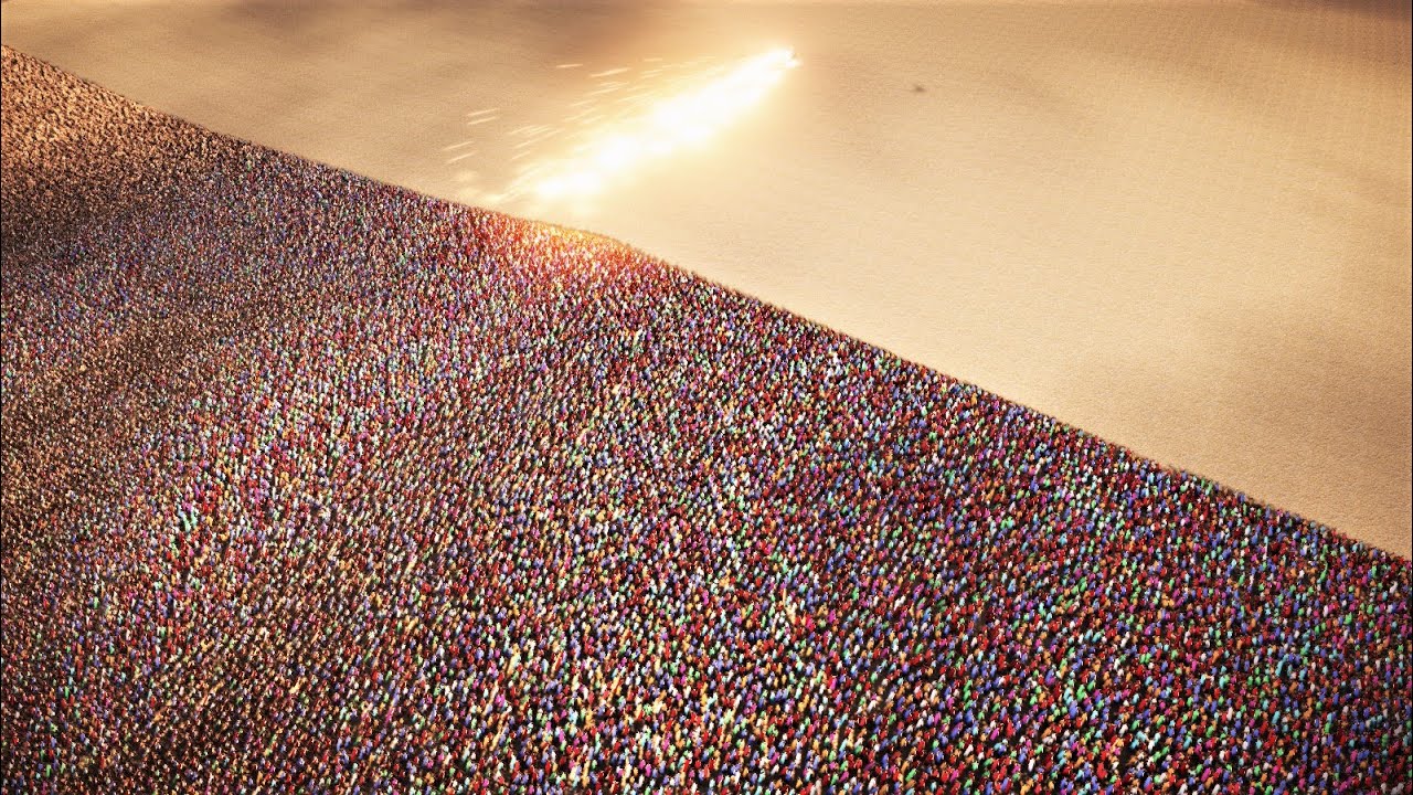 2.5 Million Spartans Vs 1 Sherman Tank | Ultimate Epic Battle Simulator 2 | UEBS 2