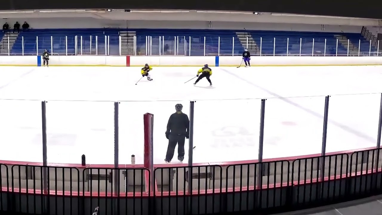 Defending the NZ rush utilizing FWD ANGLING, STICK ON PUCK and changing direction with GAPPING up