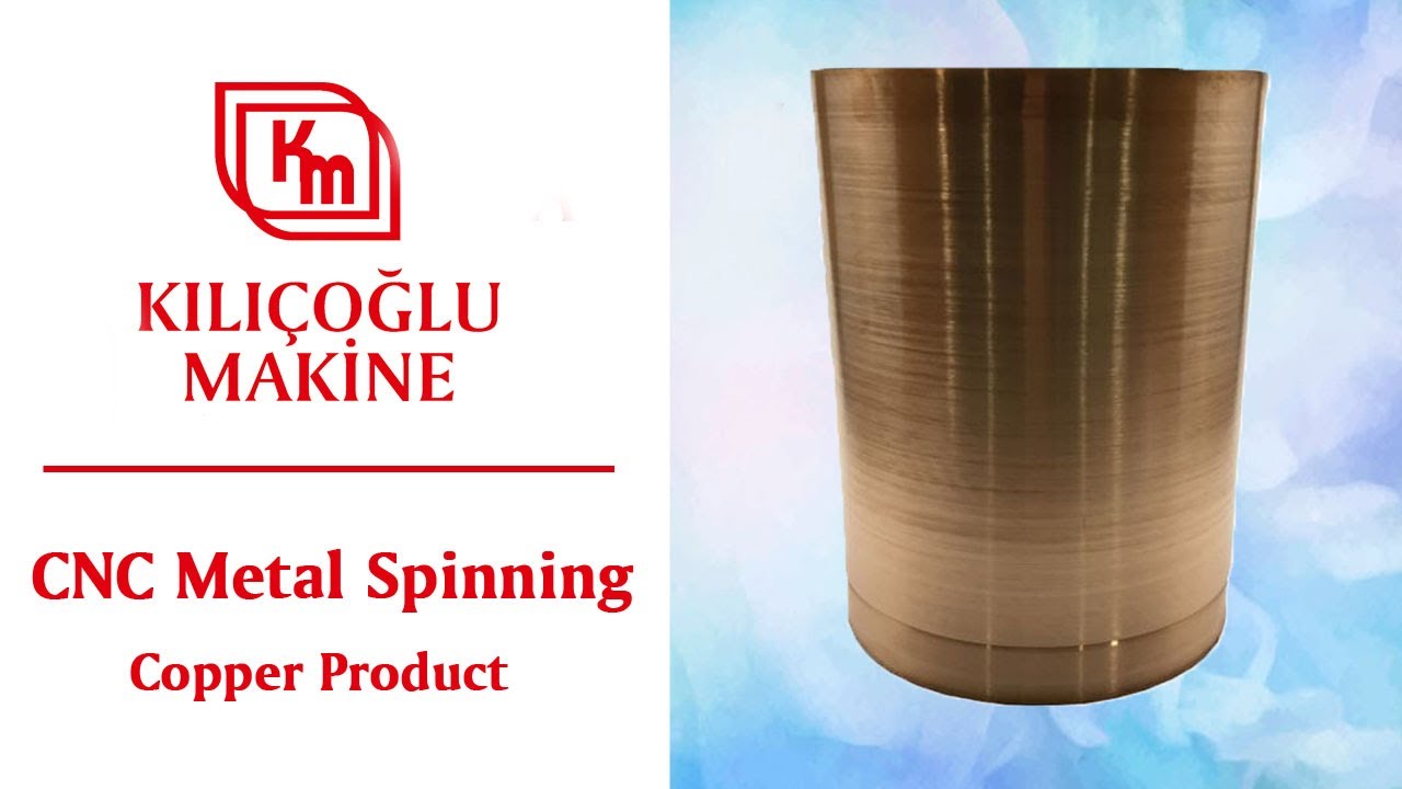Bakır Sıvama 2.5 mm - Copper Spinning Machine