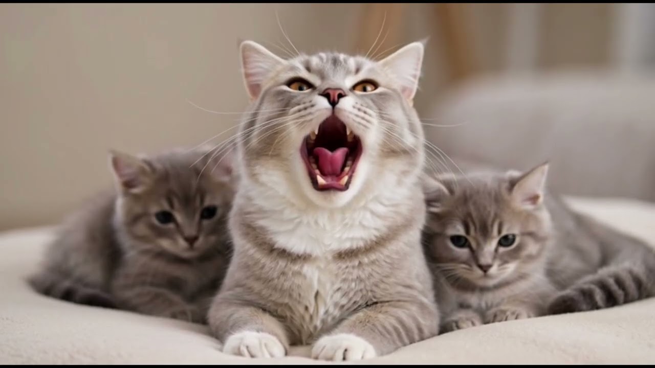 Healing Moments of Kittens Growing with Mother’s Love
