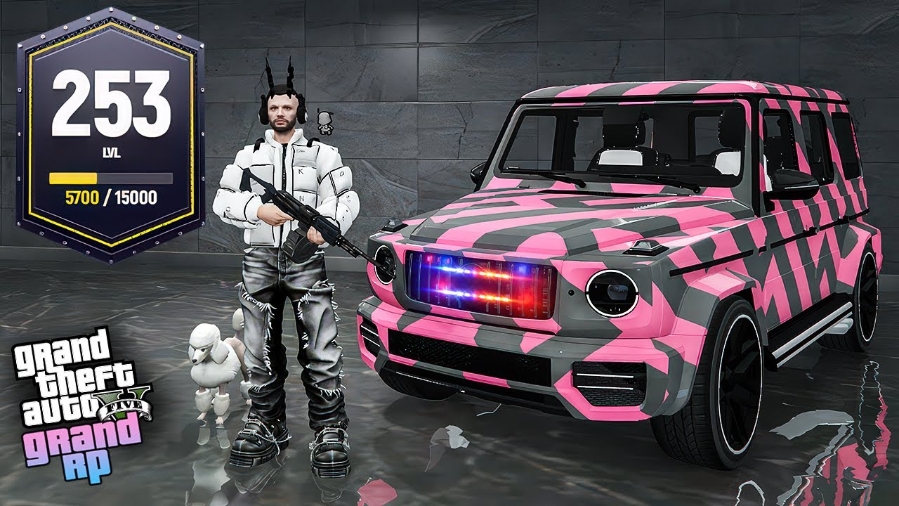 GTA 5 GRAND RP DE WINTER BATTLEPASS 'I BİTİRDİM ! EFSANE ÇAKARLI MERCEDES VE SÜPER ARABALAR