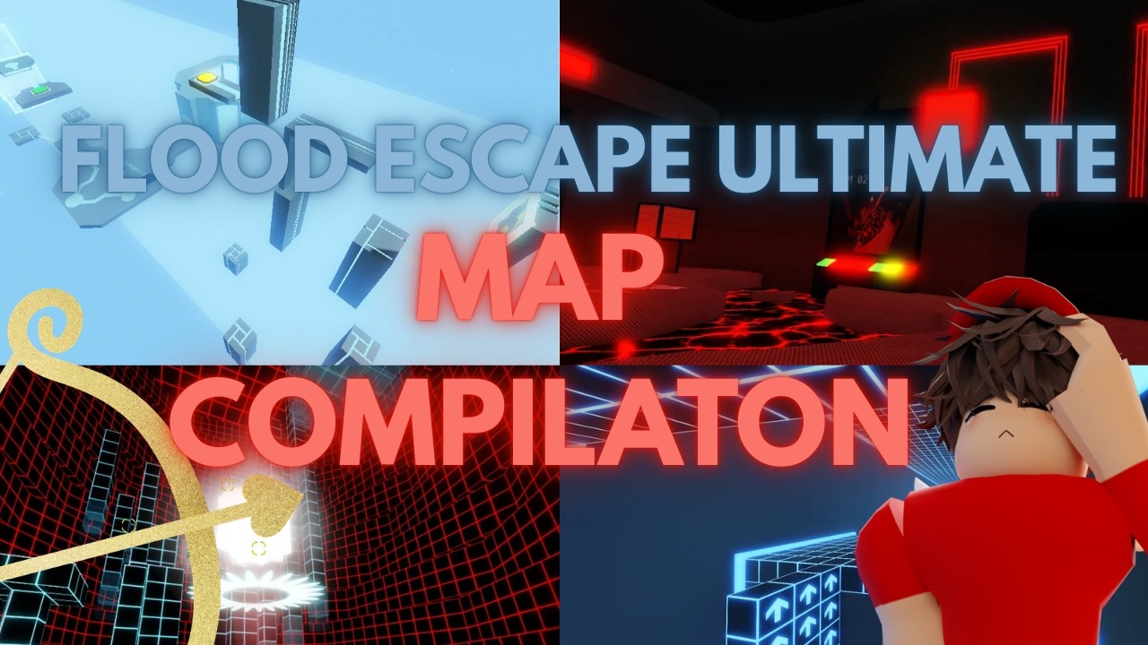 Flood Escape 2 Map Compilation #1 - Roblox
