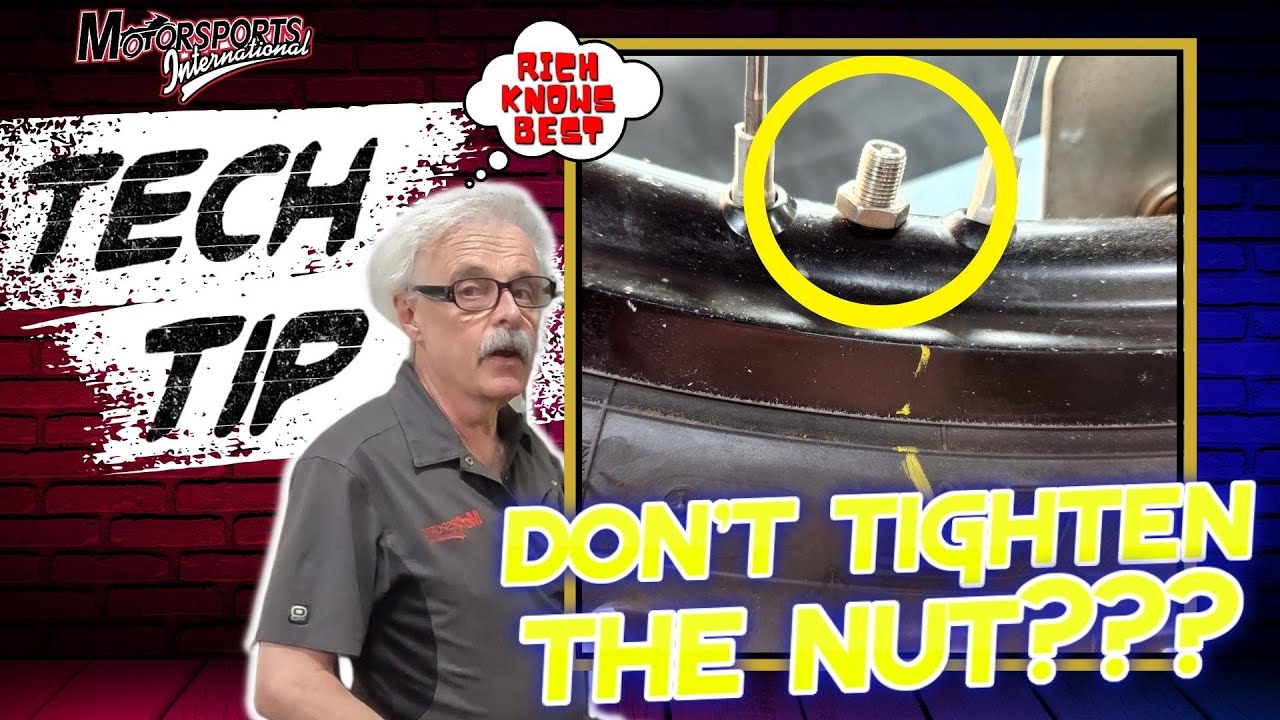 To tighten or not to tighten the valve stem nut?