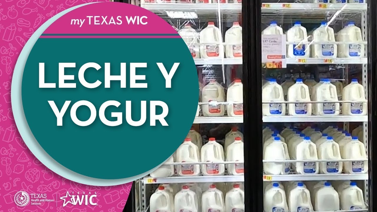 Compra con WIC de Texas: Leche y yogur I Texas WIC.org