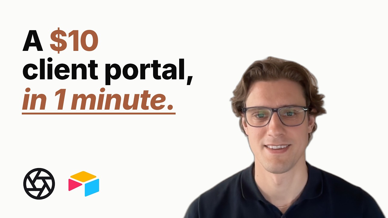 Create a $10 Airtable Client Portal in 1 Minute ⚡