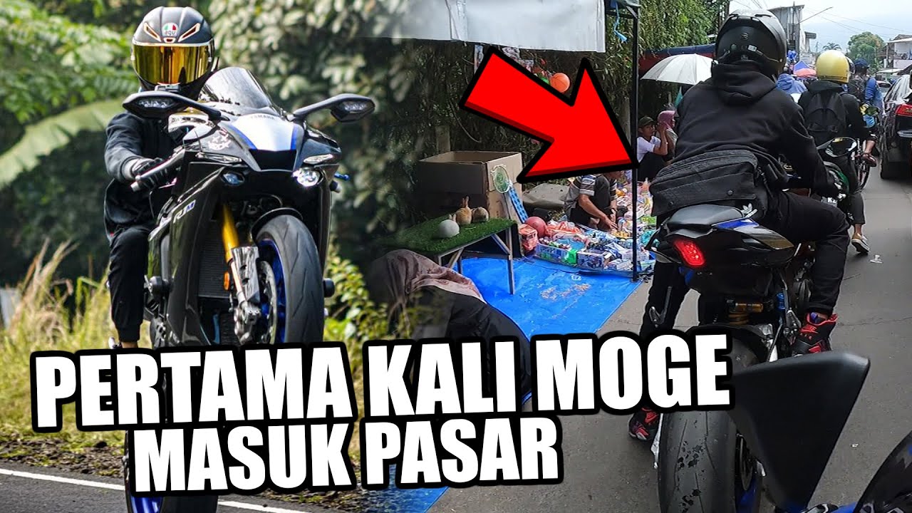 MOGE R1M MASUK PASAR‼️ PEDAGANG SEMUA AUTO PANIK || MOTOVLOG