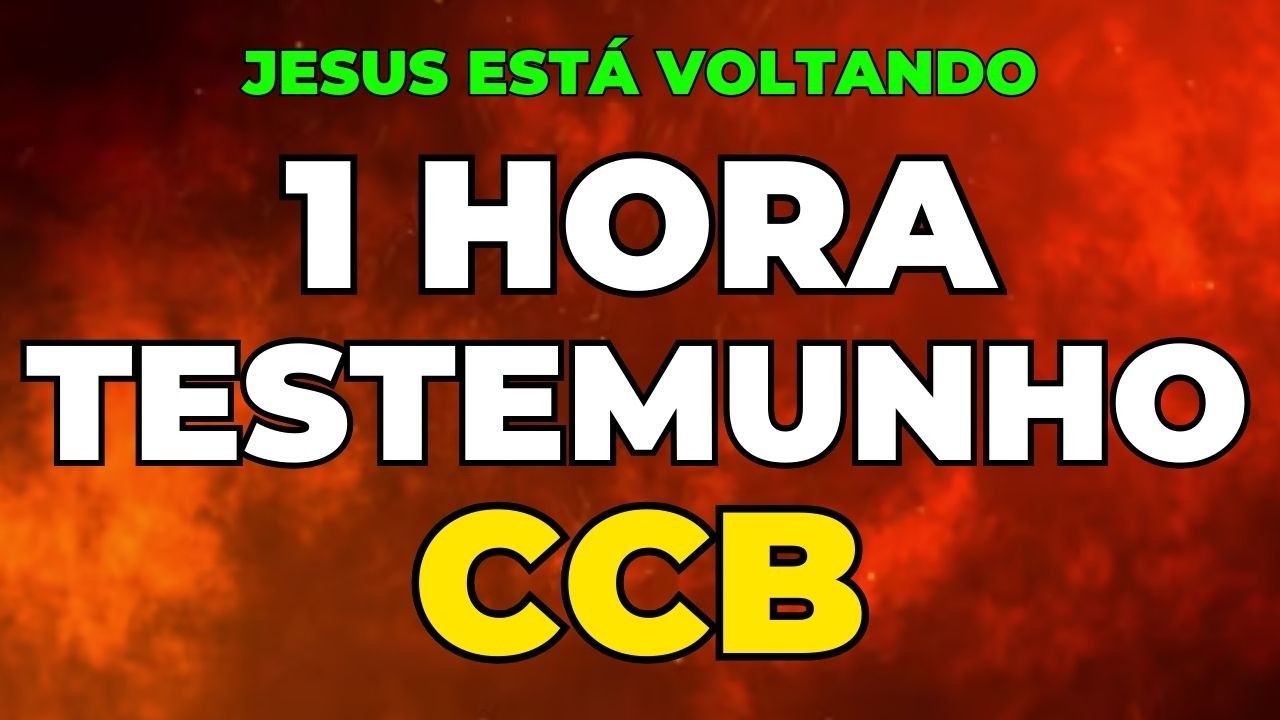 1 HORA DE TESTEMUNHO | O FIM ESTÁ PROXIMO