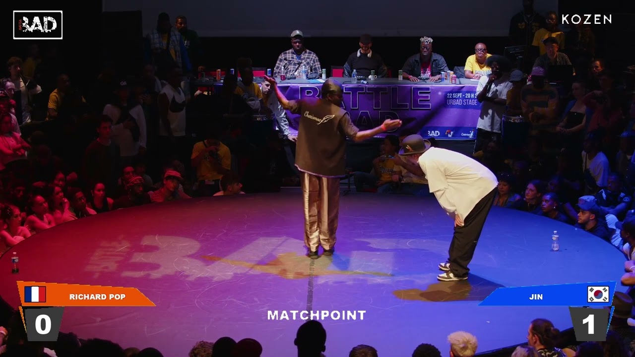 RICHARD POP vs JIN - Battle BAD 2023 - POPPING Semi final