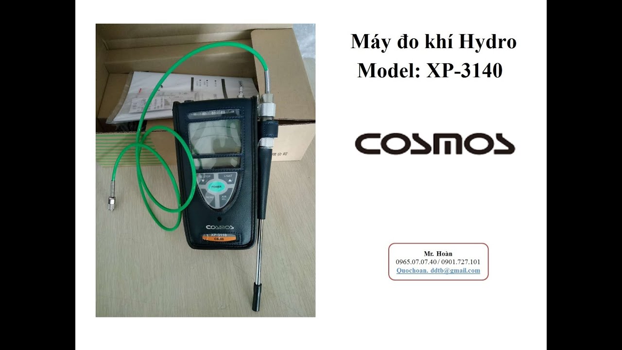 M&aacute;y đo kh&iacute; Hydro H2 Cosmos XP-3140    0965070740