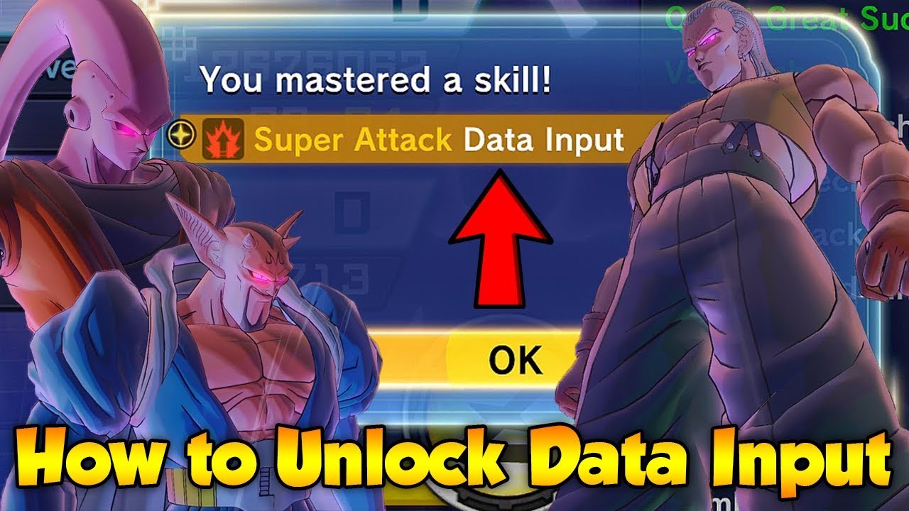 How to get Data Input Guide - Free DLC 5 Update! - Dragon Ball Xenoverse 2