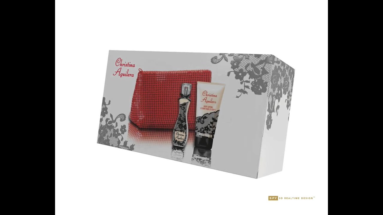 3D Verpackungsdesign Christina Aguillera