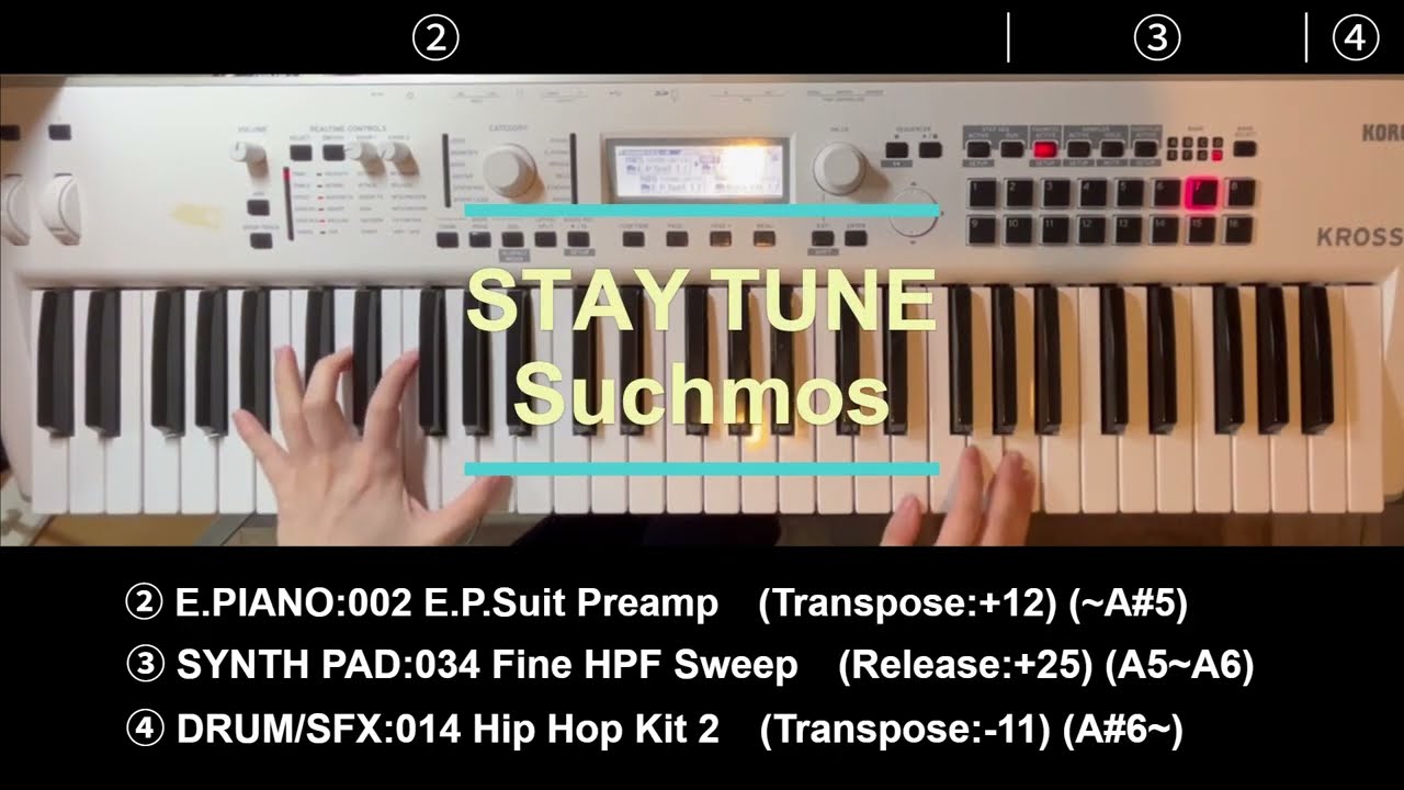 【キーボード・音作り解説付き】STAY TUNE/Suchmos【弾いてみた】