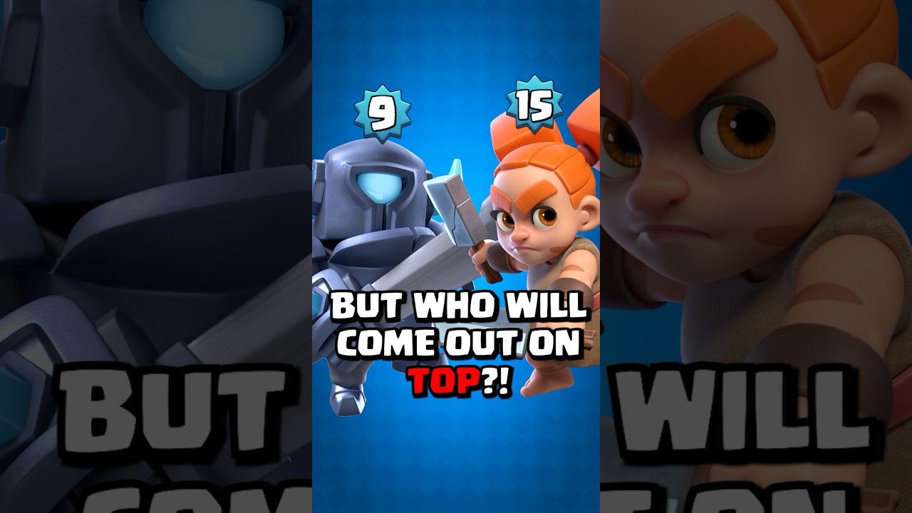 Level 9 Or Level 15 Who Will Win?! 🤔 #clashroyale #shorts