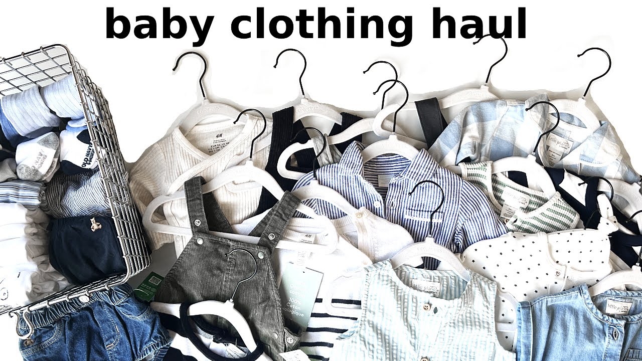 Baby Boy Clothing Haul : Everything I Bought For Baby Part 2 / New & Thrifted Newborn - 12 Months