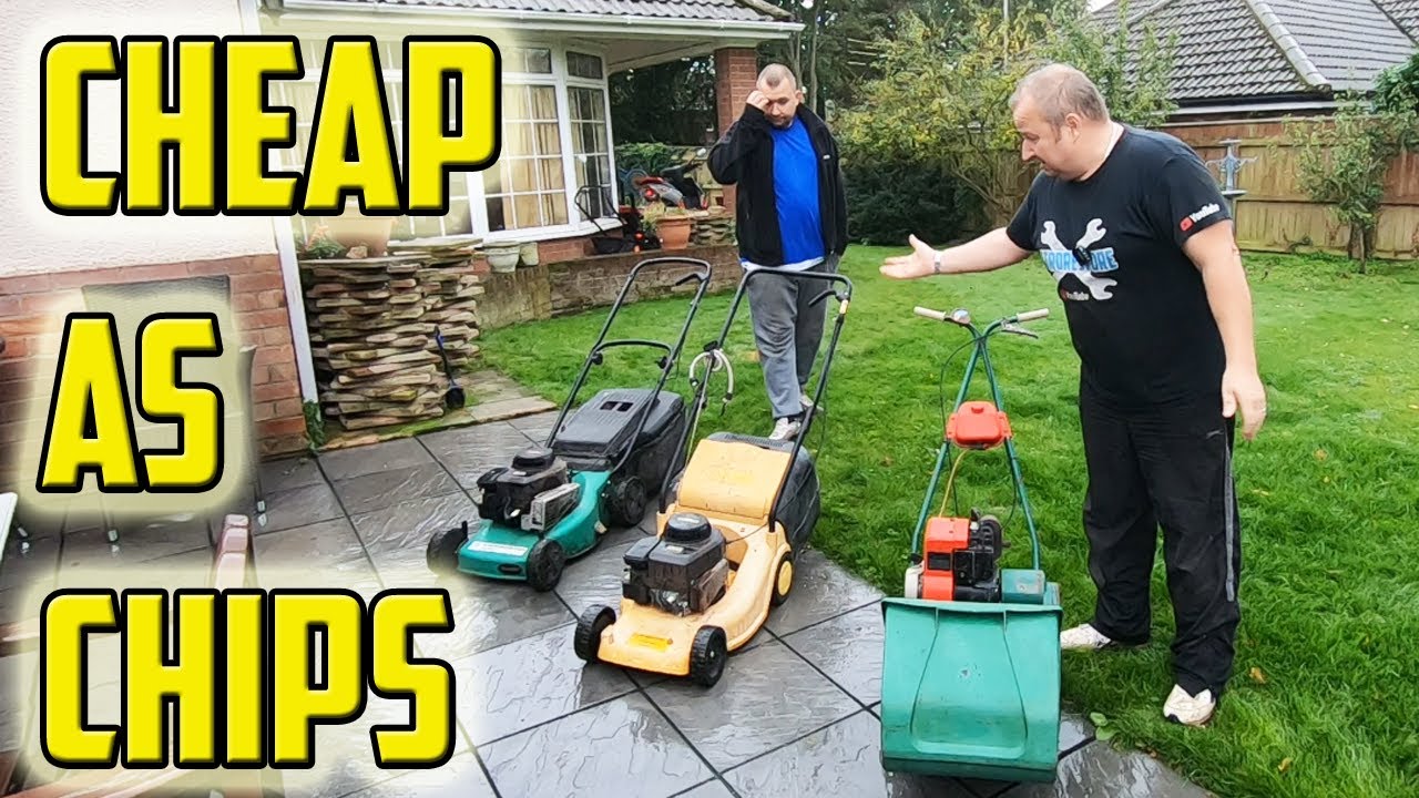 Would You Bother With these Scrap Lawn Mowers?