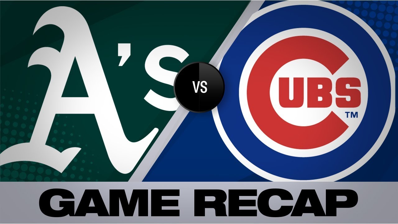 Happ, Baez power Cubs to 6-5 victory | A's-Cubs Game Highlights 8/5/19