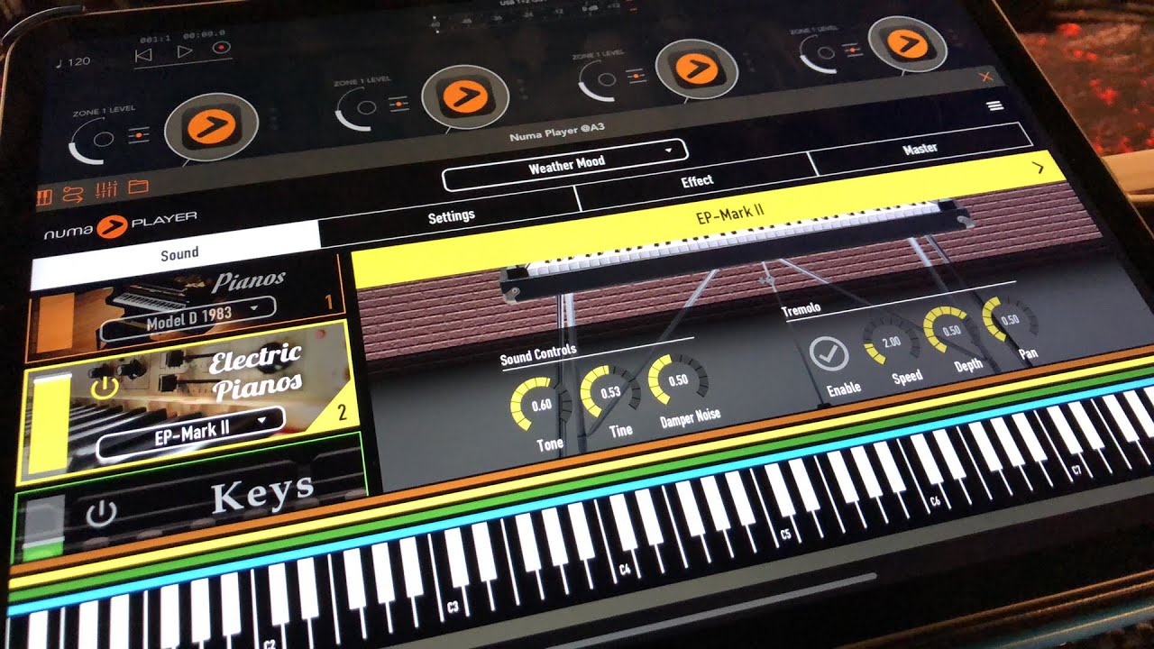 NUMA PLAYER by Studiologic - 100% FREE Keyboard Instrument - iOS Version Tutorial