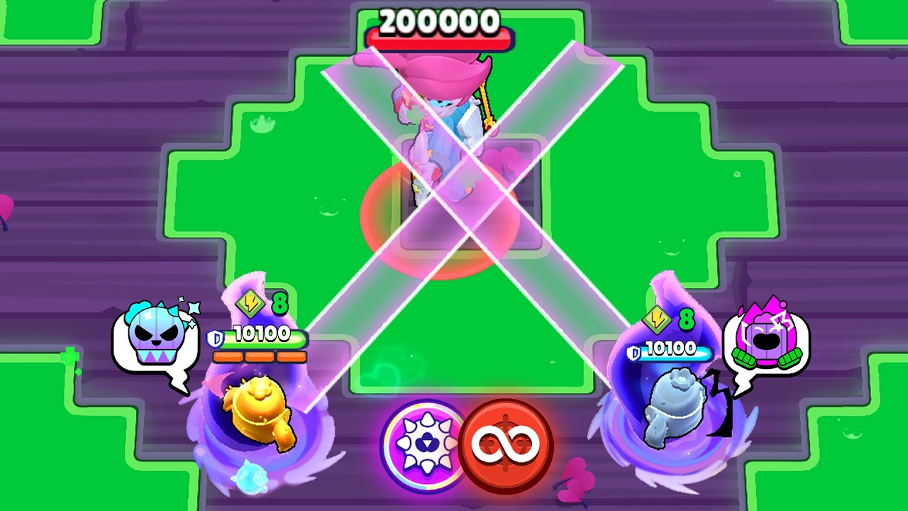 INFINITE ATTACKS BUFFIE HYPERCHARGE BROKEN BOSS IN 5S 😱 Brawl Stars 2026 Funny Moments ep.1948