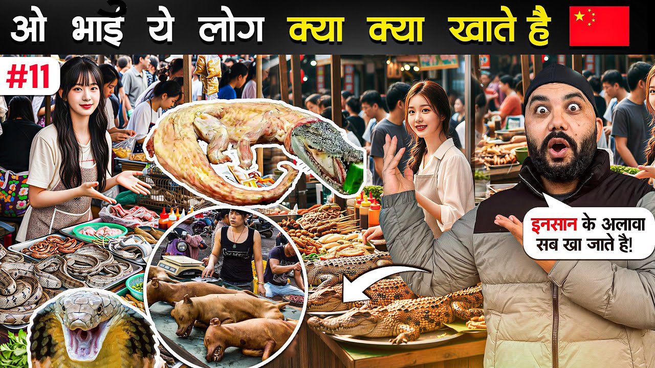 “दुनिया का सबसे अजीब बाज़ार? 😳चीन का Exotic Market” 🇨🇳