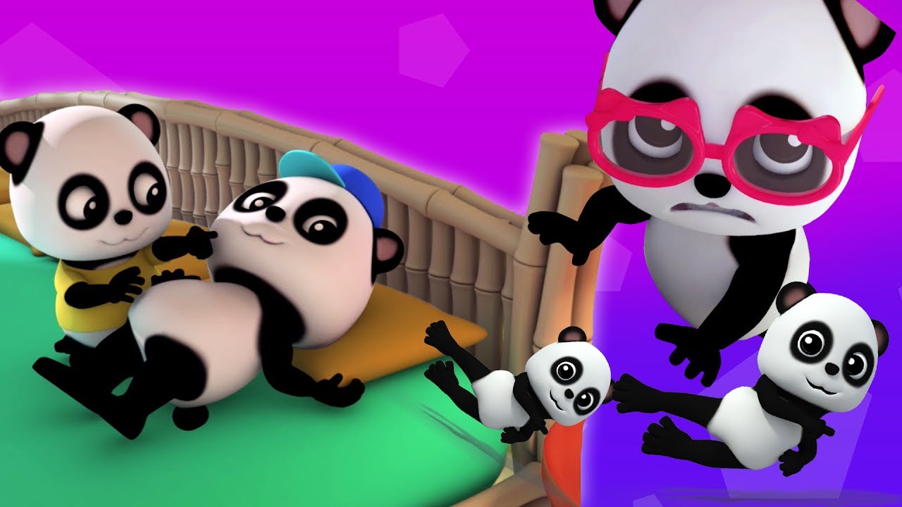бао панда десять в постели | Узнать номера | Песни для детей | Baby Bao Panda | Ten In The Bed