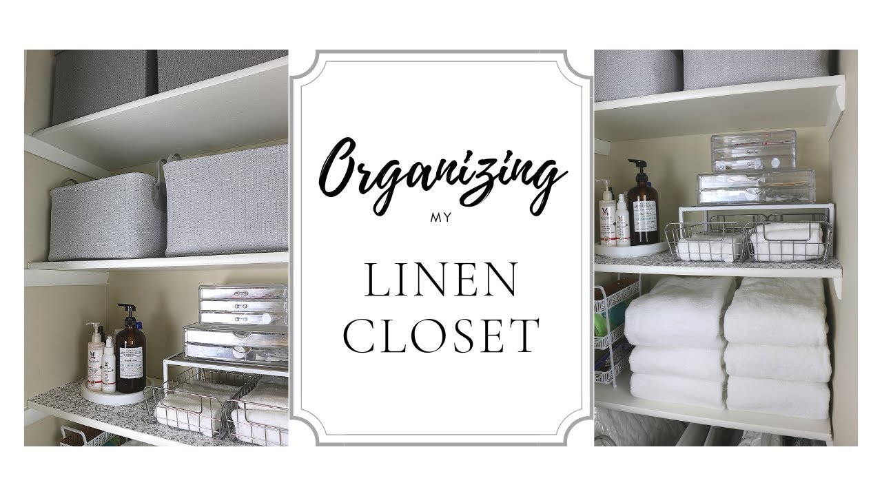 Linen Closet Organization