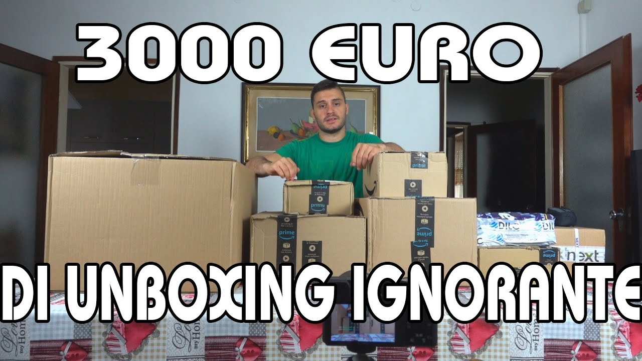 L 'unboxing piu' GRANDE e IGNORANTE (3000€) di Youtube Tech ITALIA!