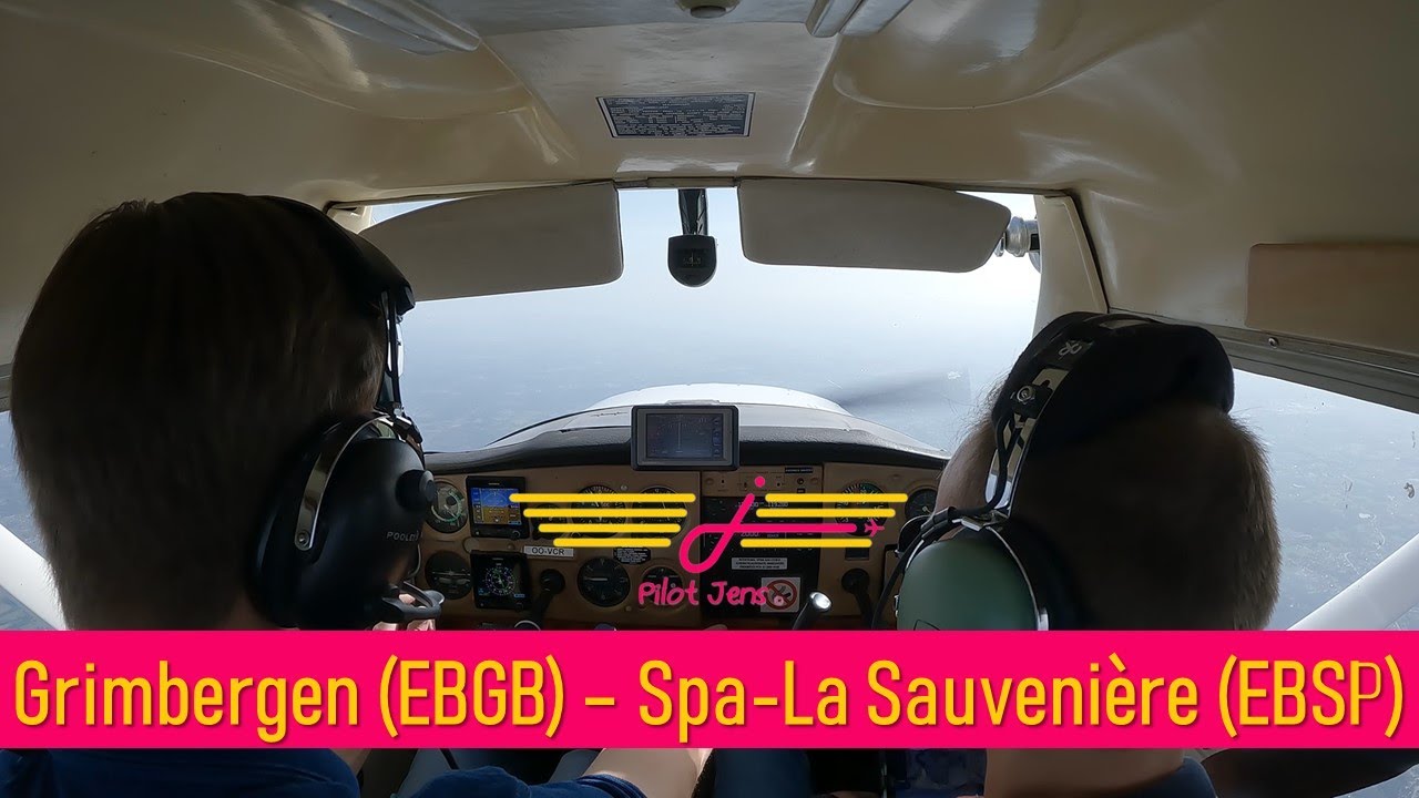 Grimbergen (EBGB) - Spa-La Sauvenière (EBSP) Crossing TMA's with ATC audio
