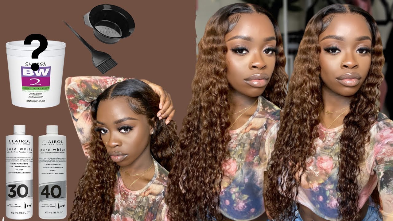 How To: Chocolate Brown Ombre & Highlights Using Developer + Install & Style |  Westkiss Hair