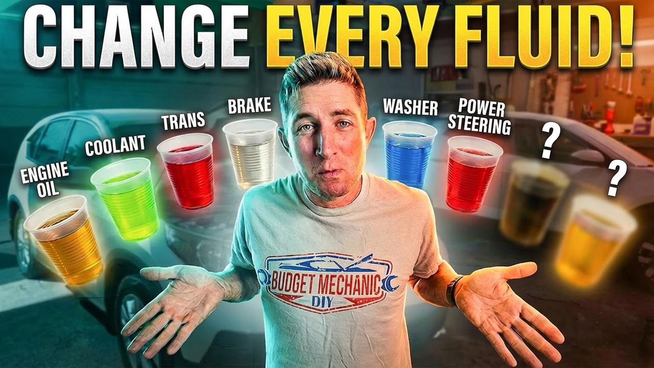 How To Change EVERY Fluid on Your Car in 30 Minutes!