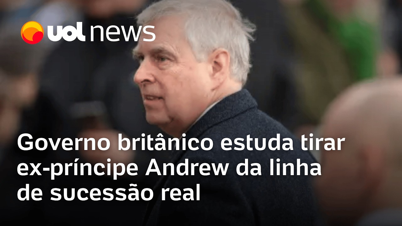 Reino Unido estuda possibilidade de tirar ex-príncipe Andrew da linha de sucessão real