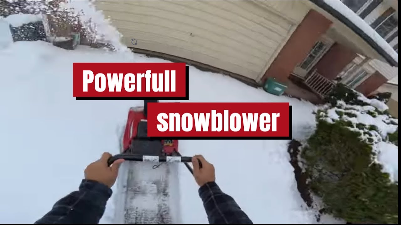 Toro Power Clear 721 RC Snowblower | Real Snow Storm Test
