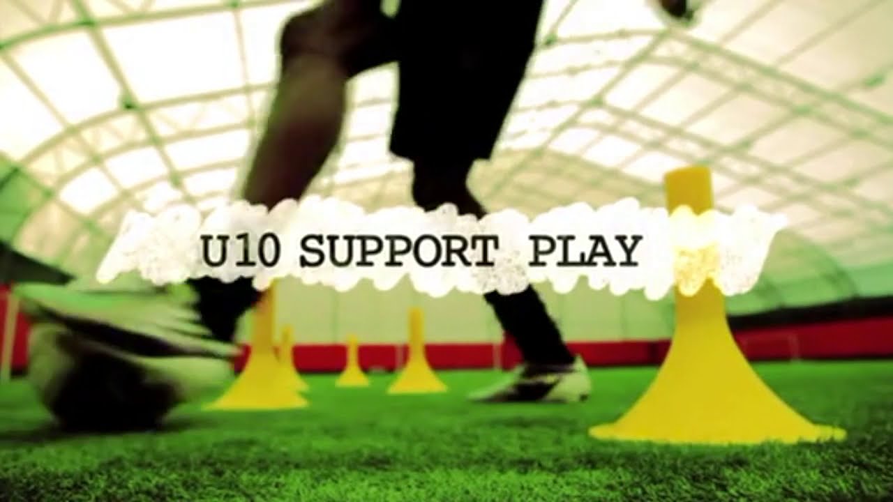 Soccer Drill: Support Play - Warm Up (U10)