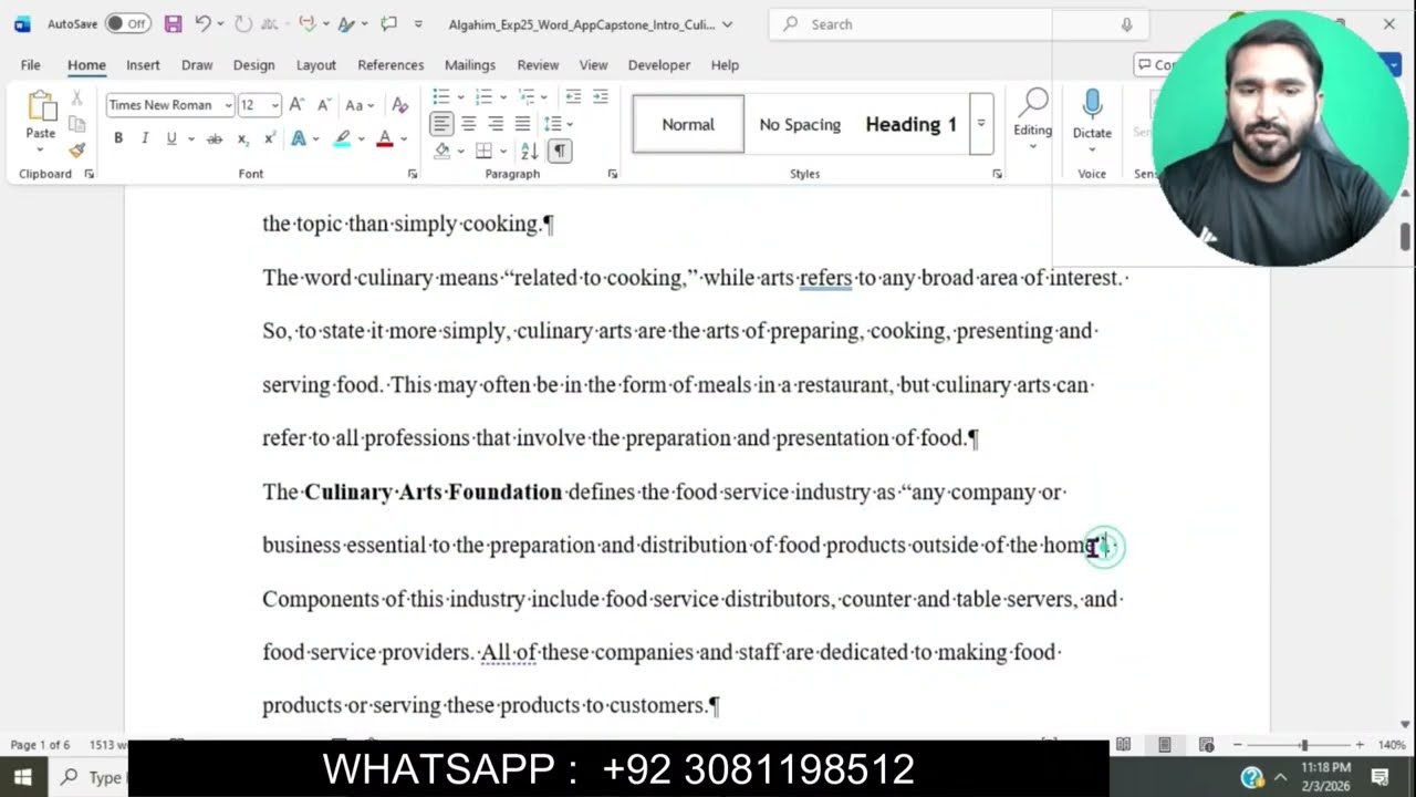 Exp22_Word_AppCapstone_Intro - Кулинария | Exp22 Word AppCapstone Intro Кулинария | Word AppCapstone