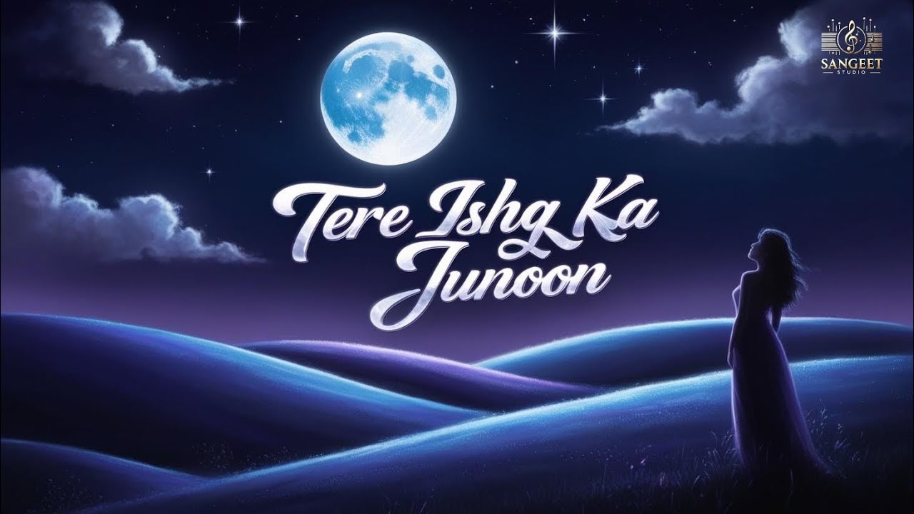 Tere Ishq Ka Junoon | Romantic Moonlight Song | 4K Music Video | Heartfelt Love Melod
