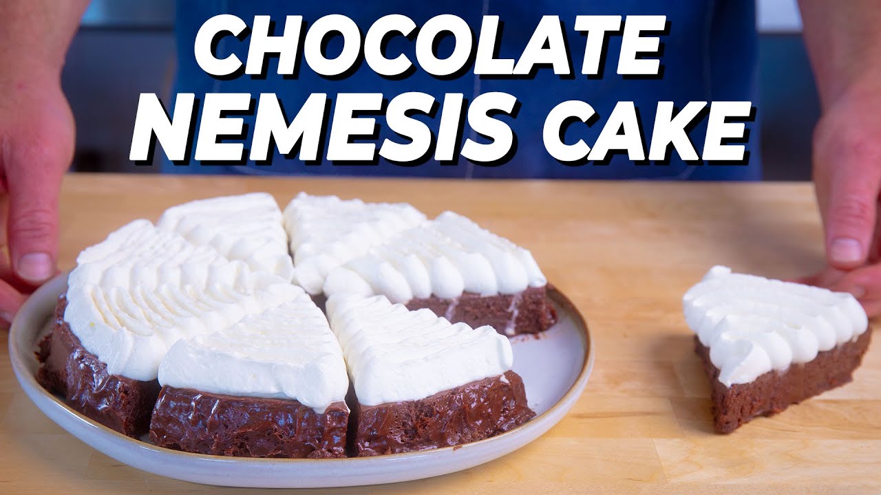 Chocolate Nemesis Cake - In The Style of the River Cafe - Gluten Free And Mind-Blowingly Good