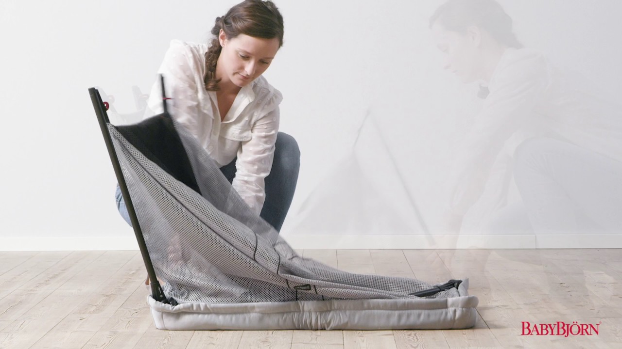 How to fold up BABYBJÖRN Travel Crib Light – option 2 tutorial