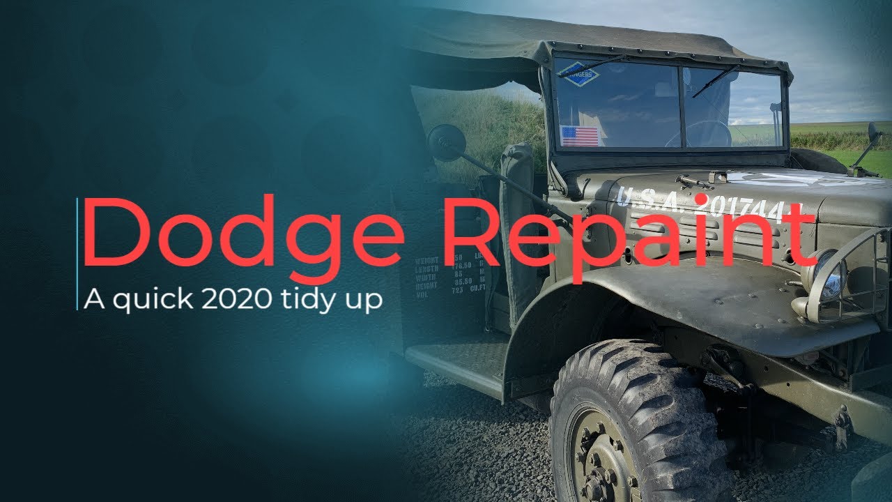 Dodge WC52 Short Restoration : A Quick Repaint and Stencil