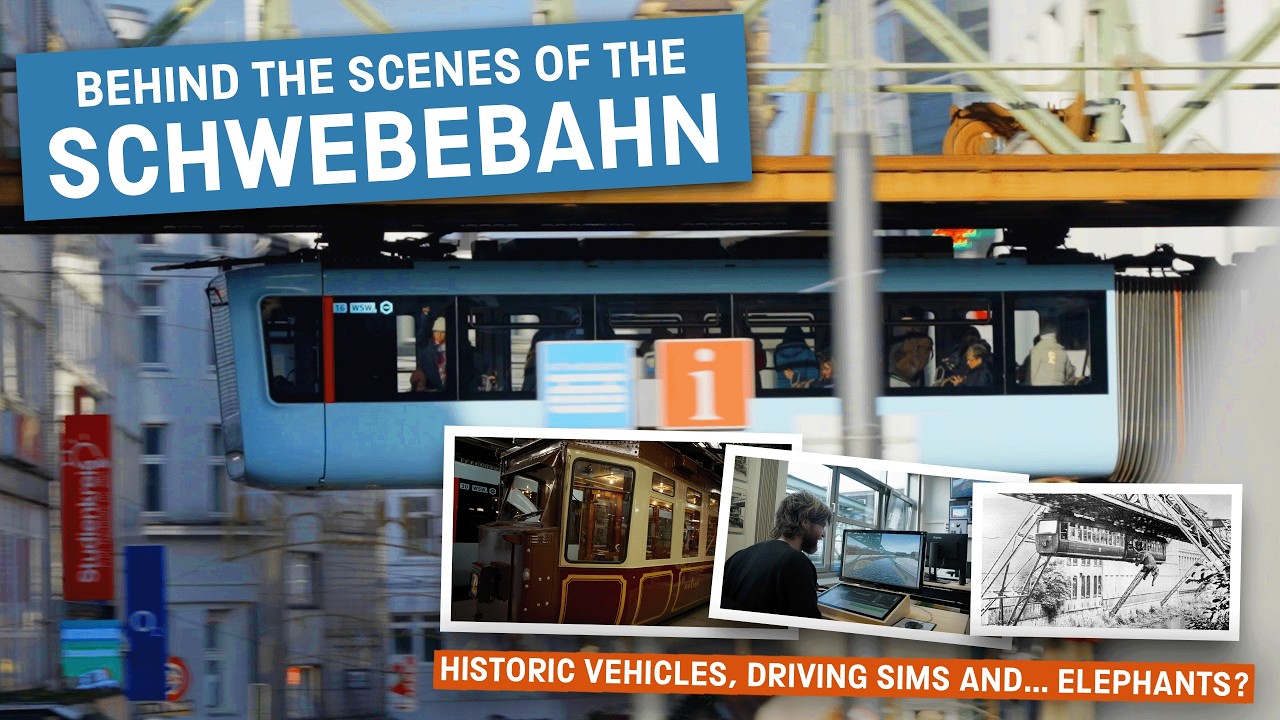 Is This the World's Most Unusual Railway? | The Wuppertal Schwebebahn