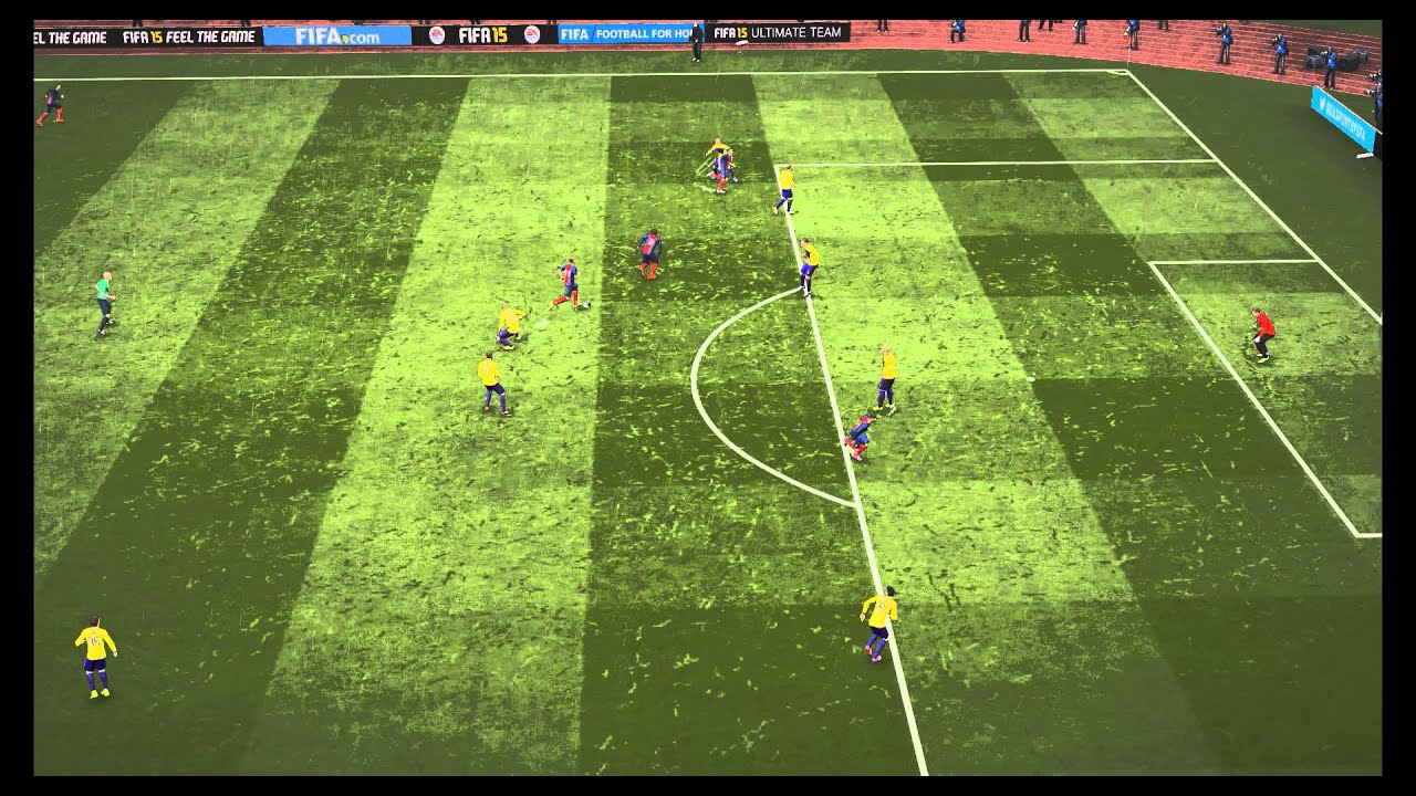 FIFA15 UT TECHNICAL GOAL CROSSBAR !
