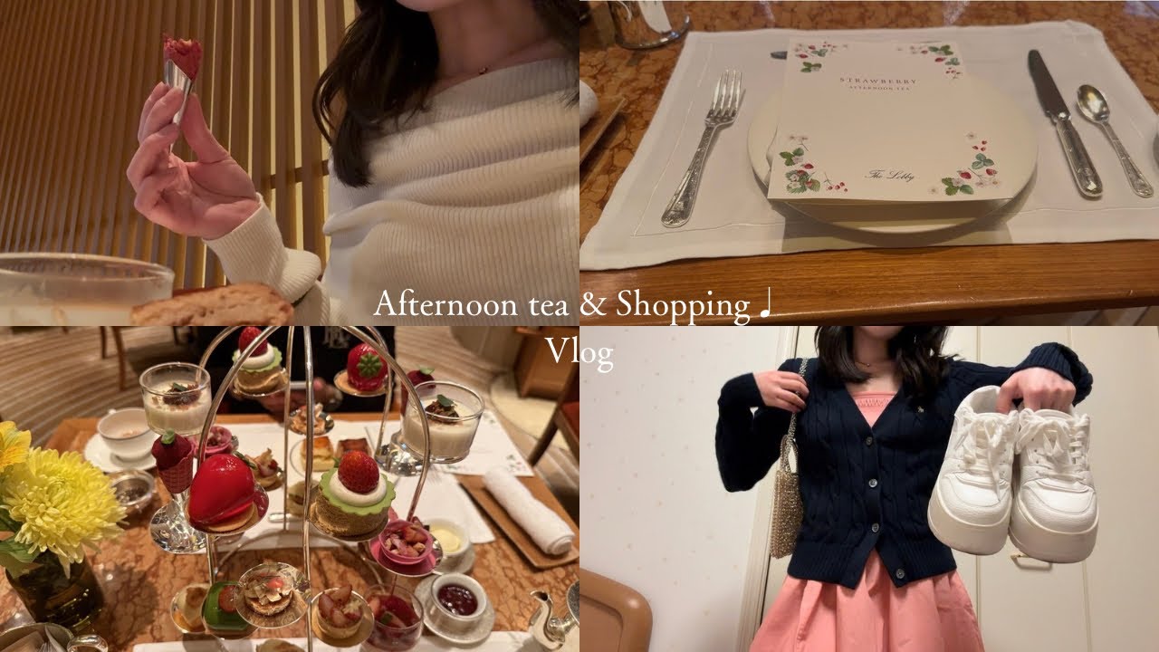 念願のペニンシュラのアフタヌーンティー🫖とアンテプリマ購入品紹介♩#日常vlog #アンテプリマ
