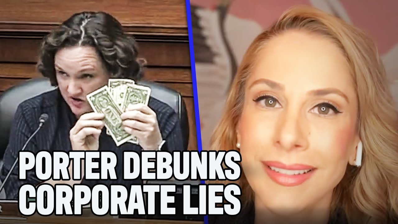 Katie Porter ROASTS Greedy Health Insurance Providers
