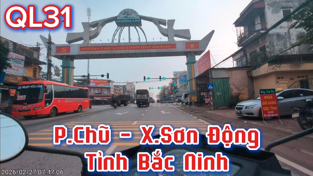 QL31 Phường Chũ đi Xã Sơn Động, Tỉnh Bắc Ninh