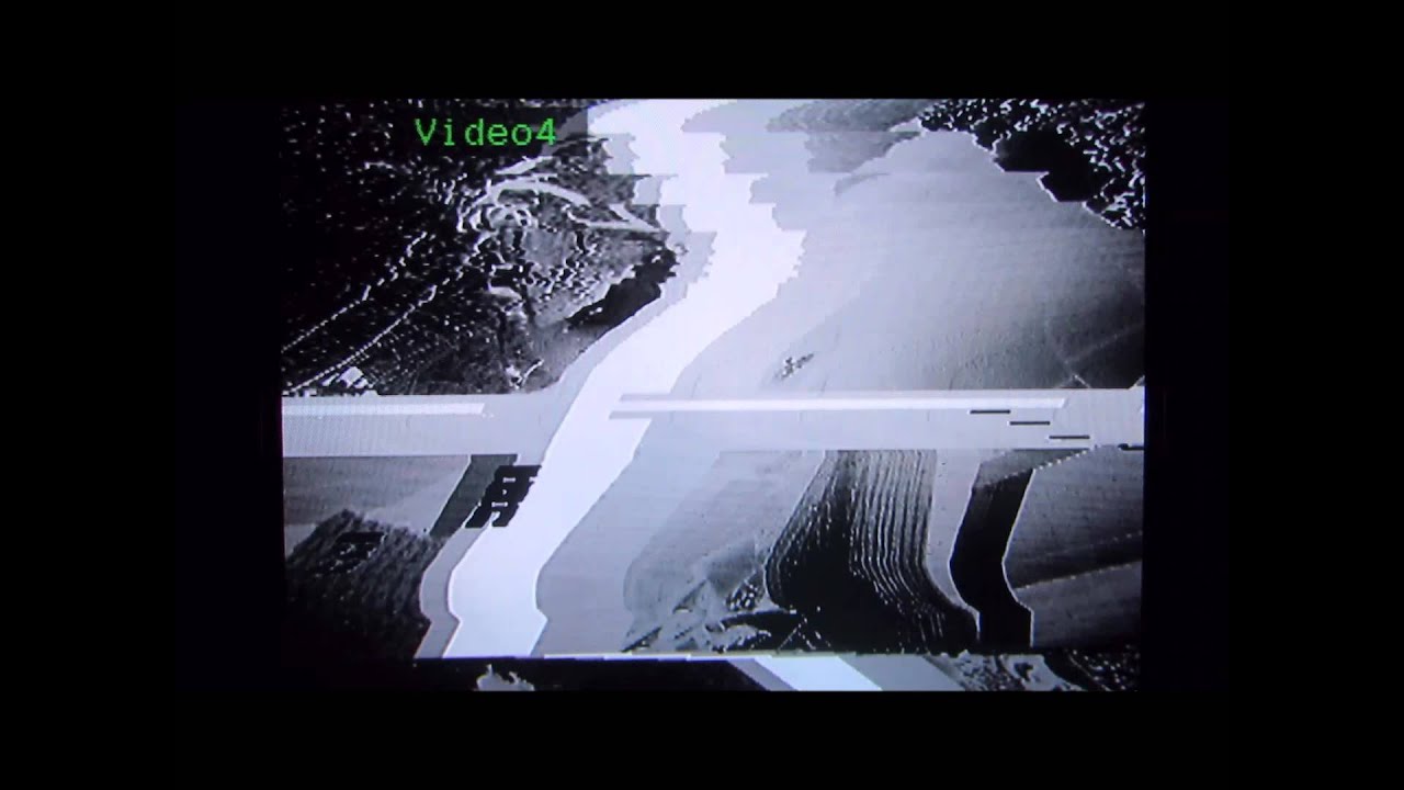 Glitch Art Experimental film:  waves, sun and moon