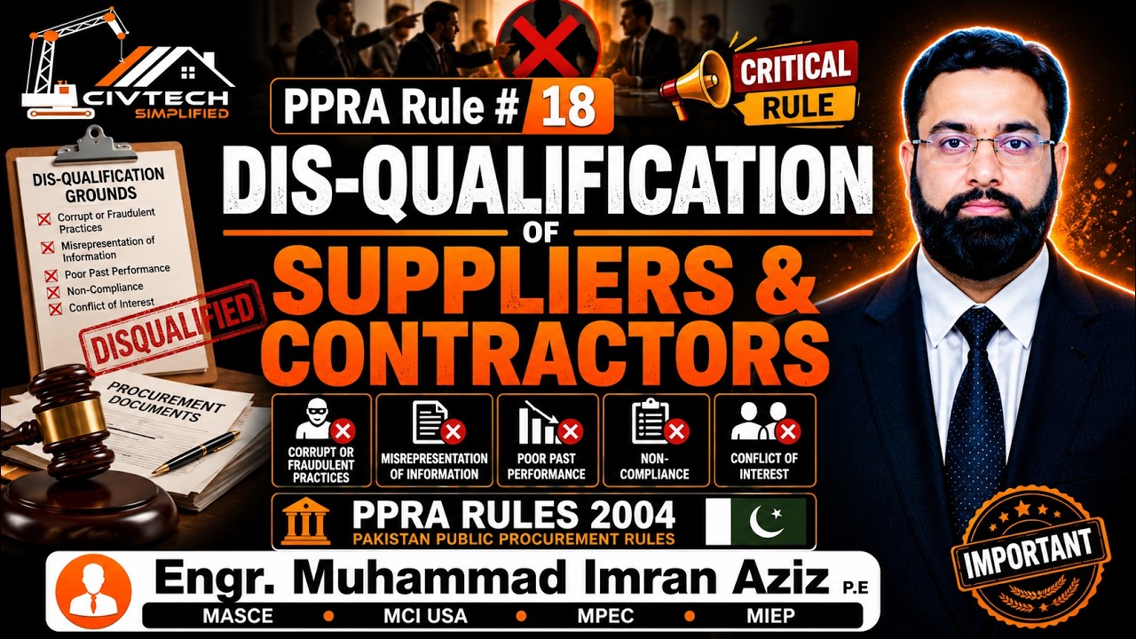 PPRA Rule 18 | Disqualification of Contractors | Kick out the Spoilers from Process PPRA Rules