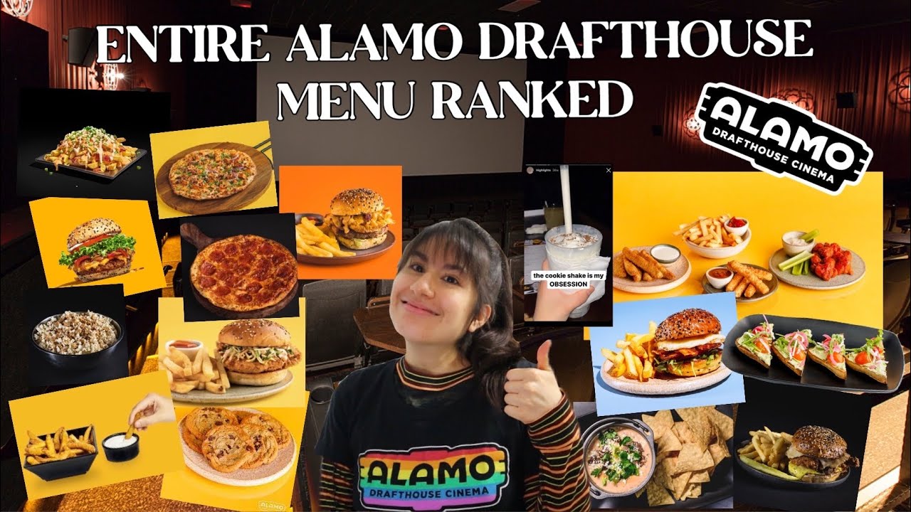 ENTIRE ALAMO DRAFTHOUSE MENU RANKED (best movie theater to exist)